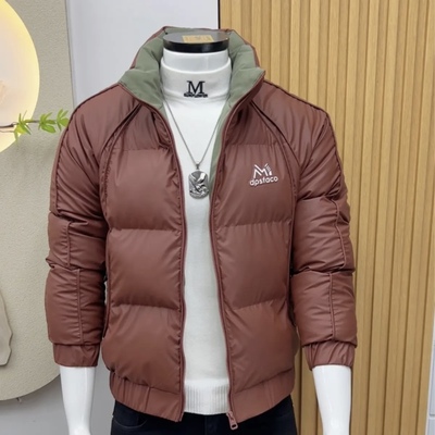 韩版修身男士棉衣立领加厚保暖时尚休闲百搭棉服外套青年时尚男装