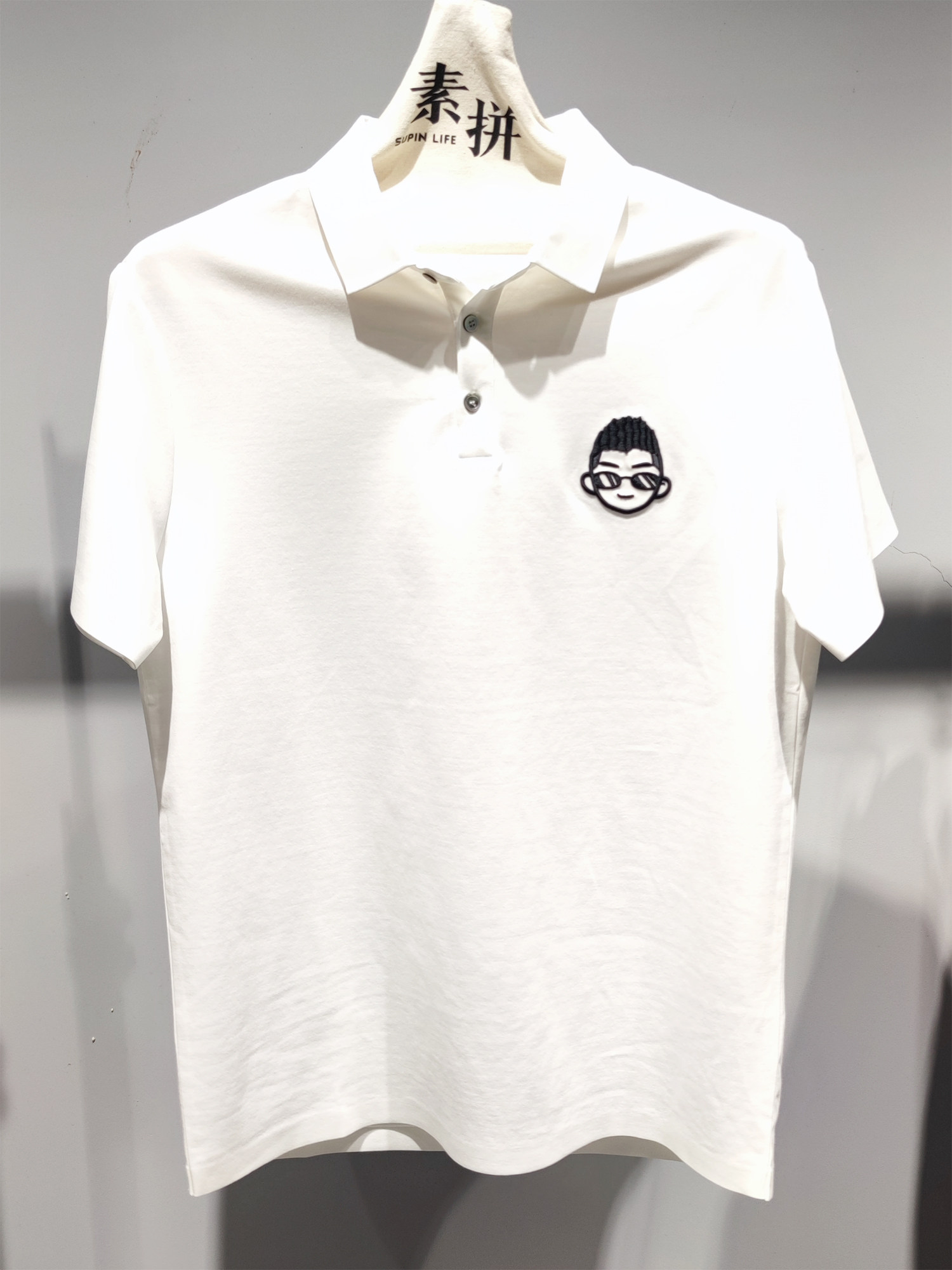 素拼夏季短袖日常黑标POLO衫
