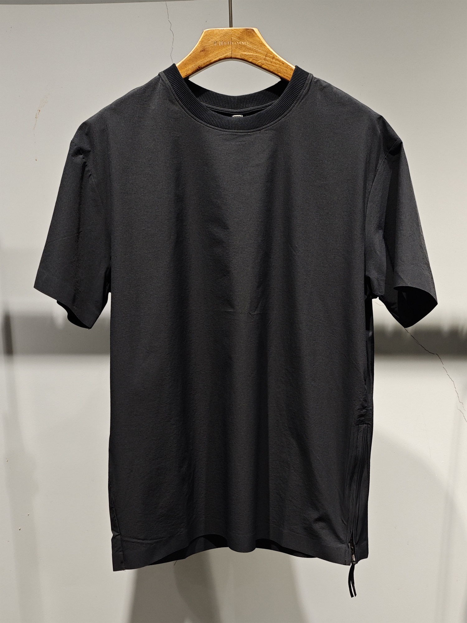 素拼男装2024夏季新款短袖t恤黑标速干无痕压胶运动净版吸湿排汗