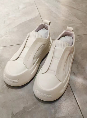 素拼男装2025夏季新款休闲鞋潮牌百搭时尚小白鞋SPCSS523178AM