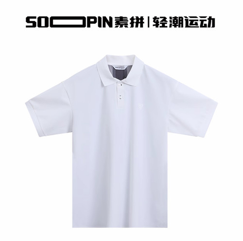 素拼男装D2026夏季新款POLO衫短袖T恤宽松简约休闲SPADT623072AZ