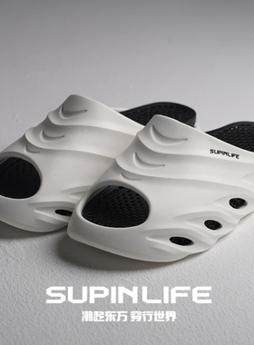 素拼男装2025夏季新款休闲鞋拖鞋SPCSS523192AM-SPCSS523192BM