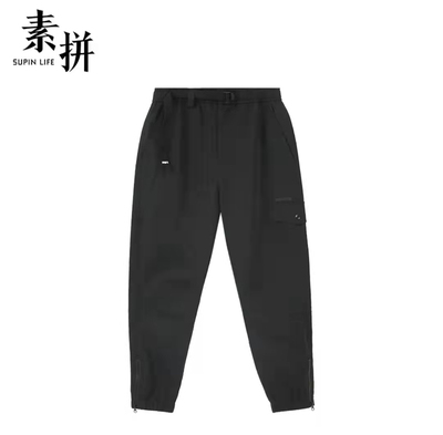 素拼长裤休闲裤青春流行