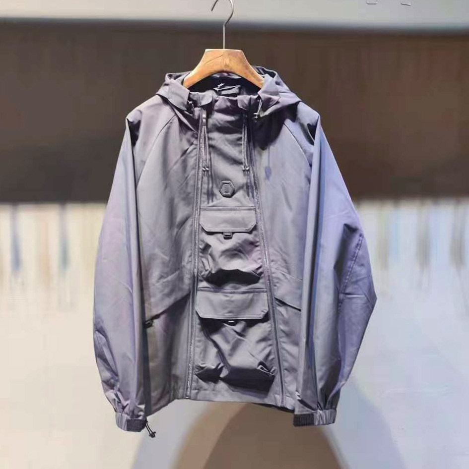 素拼男装2025秋季新款户外夹克外套小众设计感外衣SPAWT435068CM2