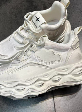 素拼男装2025秋季新款休闲鞋做旧复古透气脏脏鞋SPCSS535123AM