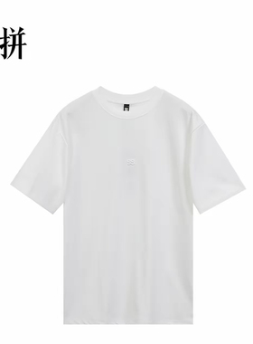 素拼男装D夏季新款T恤休闲风宽松亲肤透气短袖半袖SPADT691002AX