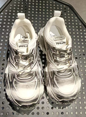 素拼男装2025秋季新款休闲鞋复古老爹脏脏鞋SPCSS535126AM