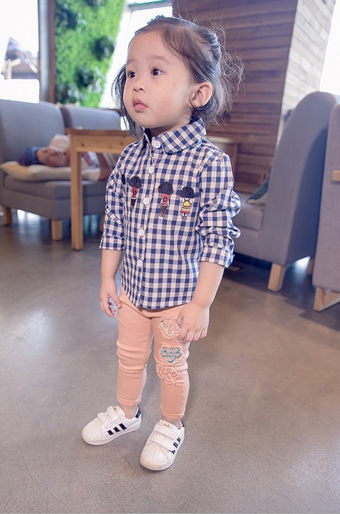Chemise fille à manche longue - Ref 2088808 Image 4