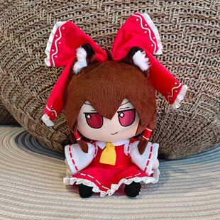 东方project二创fumo16cm系列布偶猫猫巫女博丽灵梦二次元周边