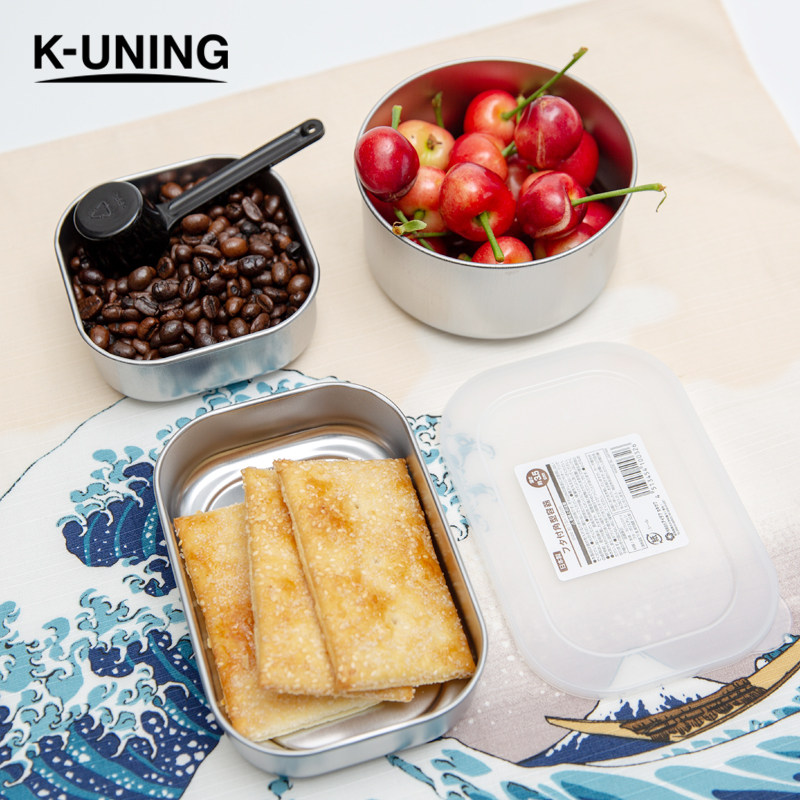 K-UNING 日本原装进口不锈钢带盖保鲜盒便当饭盒冰箱收纳盒在类目 餐饮具, 保鲜容器/保鲜器皿, 保鲜盒中 - 来自Buy2taobao.com提供专业的淘宝代购服务