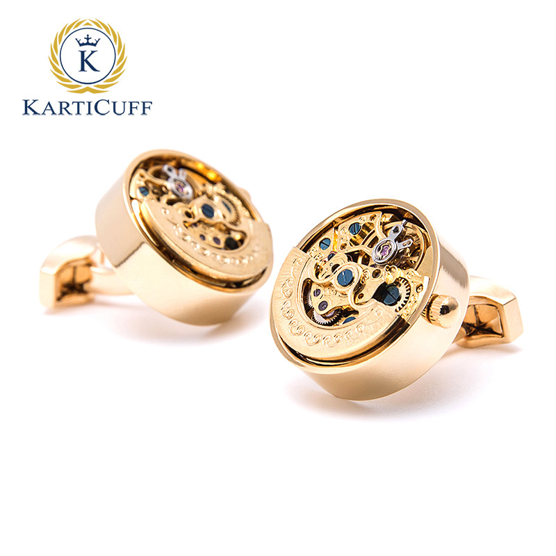 Tourbillon Movement Cufflinks Mechanics Watch movements Carved gear Rotation French shirt Cufflinks Gifts for Menin the Accessories/Leather belt/Hat/Muffler , Cufflink  category - from Buy2taobao.com to provide professional Taobao agent buy service