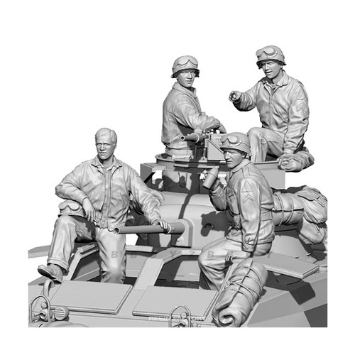 模型经典手办1/35树脂兵人