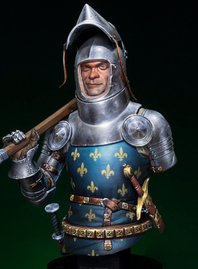 1/10 骑士兵半身像 树脂手办 兵人 白模(原特)  A-1589