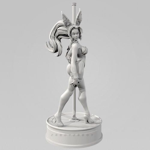 人高38mm 50mm 75mm 罗琳狐狸舞女小妹 树脂兵人 白模 TD-7833/3D