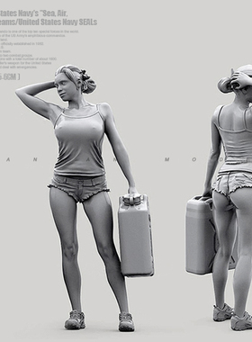 1/35美地形车女车手树脂兵人-C A-19713