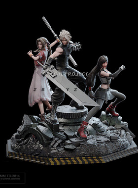 76mm ZBBOY监制 三侠之战 树脂兵人 白模 TD-3814