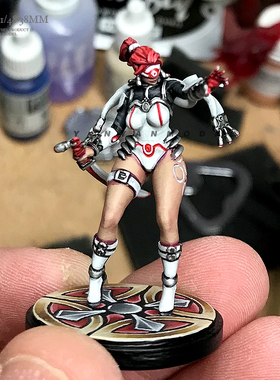 38mm  Beauty Soldier 女神系列 树脂兵人(原特白模) A-1292