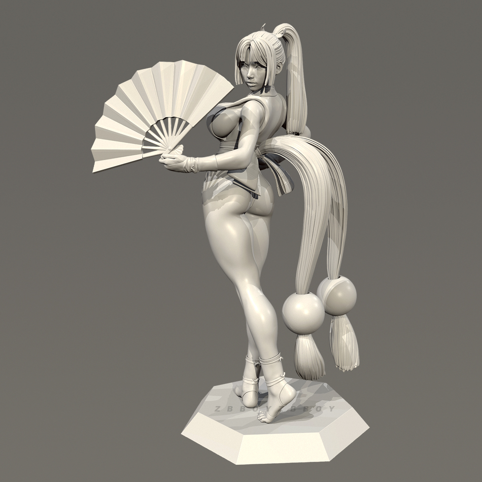 快打女侠 女骑士人高 38mm 50mm 75mm 树脂兵人白模 TD-7625/3D