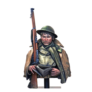 1/10 一战欧洲士兵半身像 树脂兵人 白模(原特) A-1876