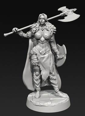 人高 38mm 50mm 75mm 精灵王子  树脂兵人 白模 TD-7521 /3D