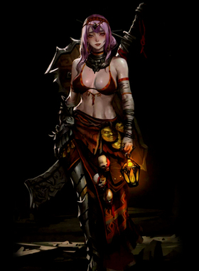 38mm Beauty Soldier 女神系列 树脂兵人 白模  A-2214