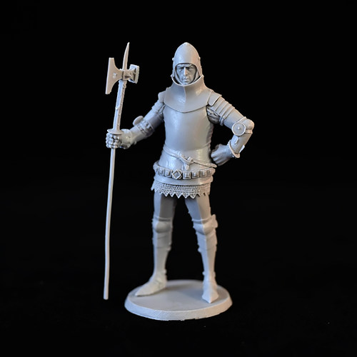 1/24 古代欧洲甲士 树脂兵人 白模(原特)  A-1975