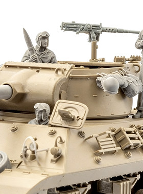 1/35 二战美军装甲兵4人 树脂兵人 白模 A-2250