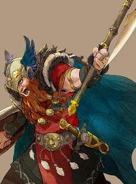 38mm  Beauty Soldier 持斧人系列 树脂兵人(原特)  A-1866