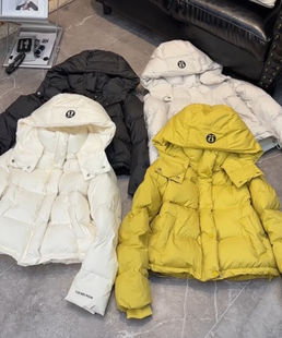 休闲连帽宽松短款 欧货时尚 收腰显瘦加厚羽绒棉女棉服 新款 2024冬季