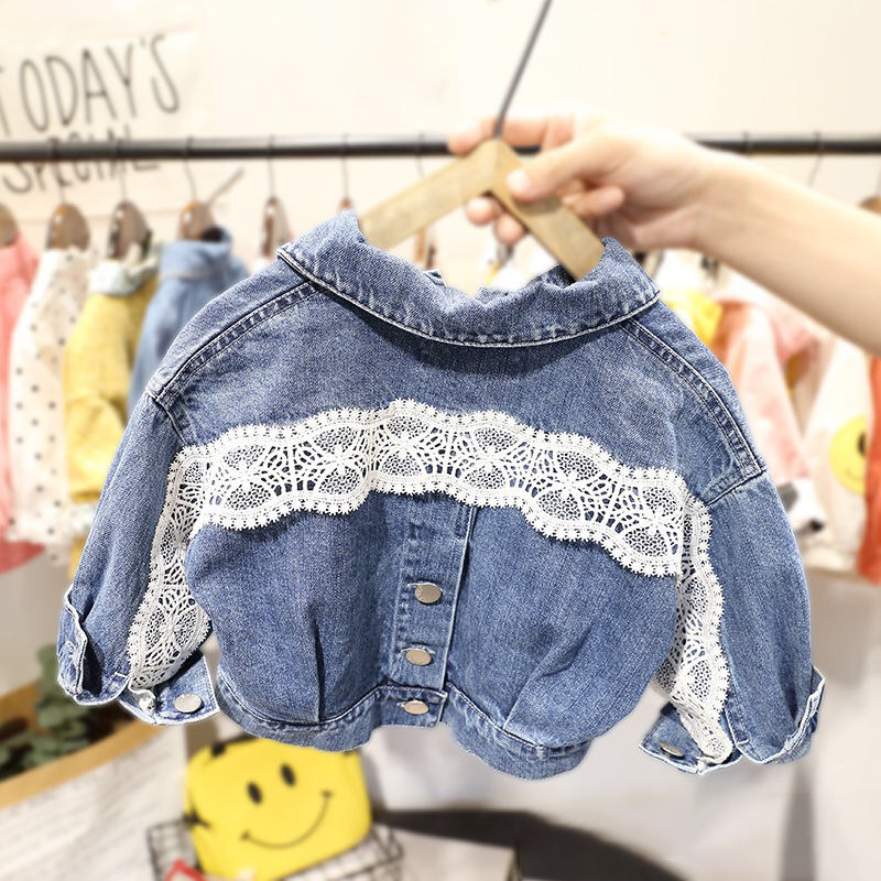 网红女童装牛仔外套2019春新款韩版夹克小女孩短款洋气儿童春秋装在类目 童装/婴儿装/亲子装, 外套/夹克/大衣, 夹克/皮衣中 - 来自Buy2taobao.com提供专业的淘宝代购服务