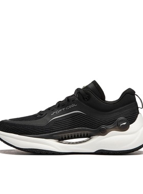 LiNing李宁 Soft COOL 休闲鞋 女款 黑色AGLU022-1广东66仓