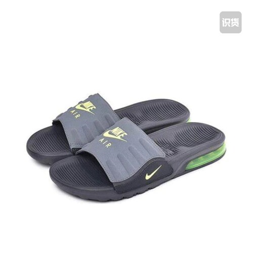 Nike 舒适轻便 防滑一字拖鞋 男款 灰绿BQ4626-001广东66仓
