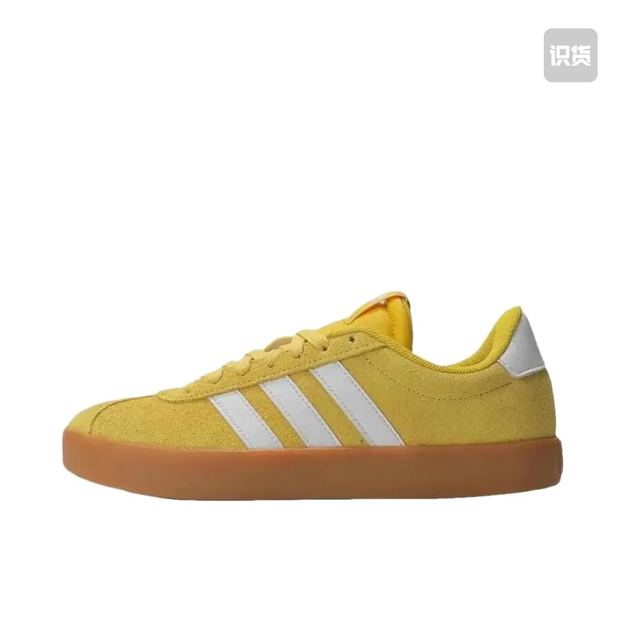 adidas VL COURT 3.0 网球鞋 男女同款 黄色JP8570广东66仓 - 实物图