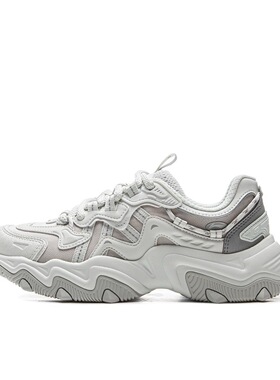 LiNing李宁 猫爪Lite 2 低帮 老爹鞋 女款 白色AGCV030-3广东66仓