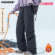 子 登山直筒户外冲锋滑雪裤 VIISHOW90绒防寒保暖羽绒裤 男外穿冬季