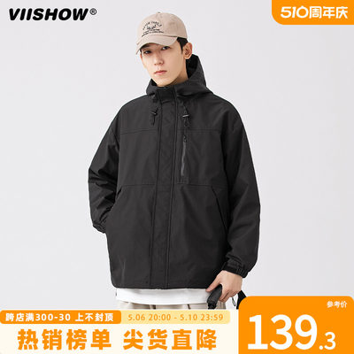 VIISHOW休闲百搭日系夹克男