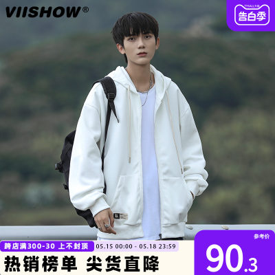 VIISHOW连帽开衫休闲卫衣男