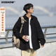 休闲百搭黑色开衫 VIISHOW日系衬衫 男春秋美式 外套高级感情侣上衣