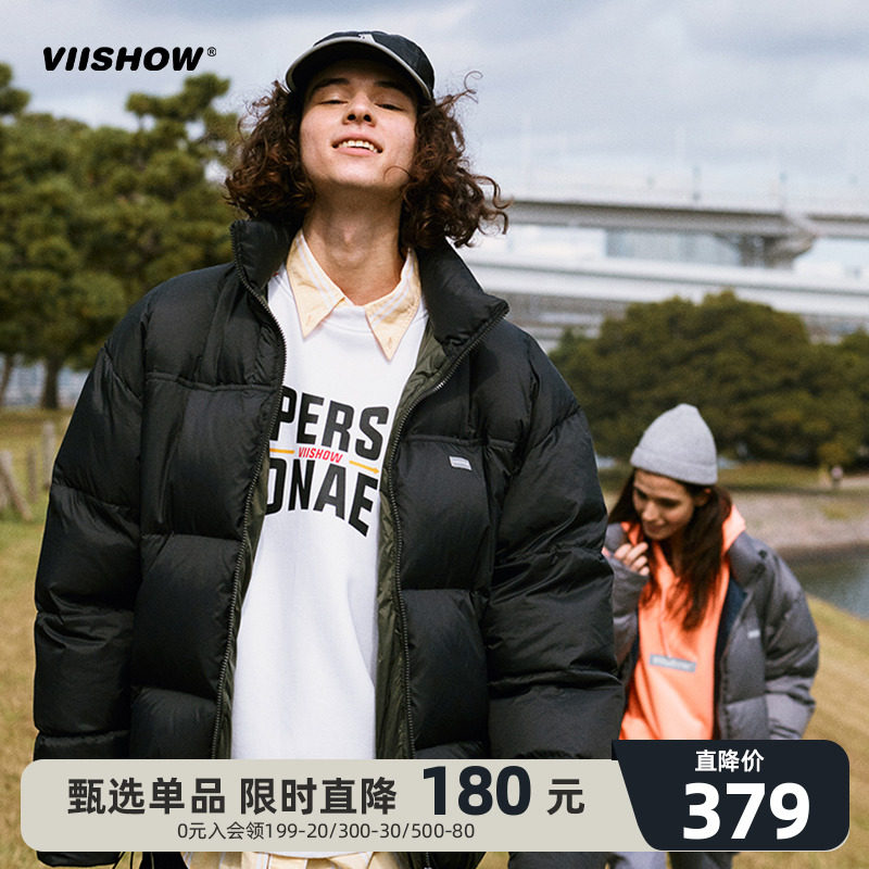 VIISHOW輕薄羽絨服男冬季潮牌寬松休閑複古短款加厚情侶鴨絨外套在類目 男裝, 羽絨服中 - 來自Buy2taobao.com提供專業的淘寶代購服務