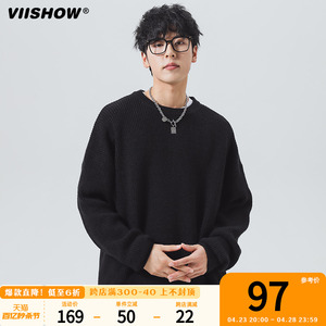 VIISHOW秋冬毛衣男生百搭