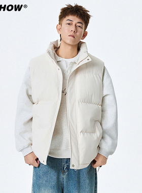 VIISHOW棉衣马甲男女新款潮流穿搭大码坎肩保暖加厚休闲马夹棉服