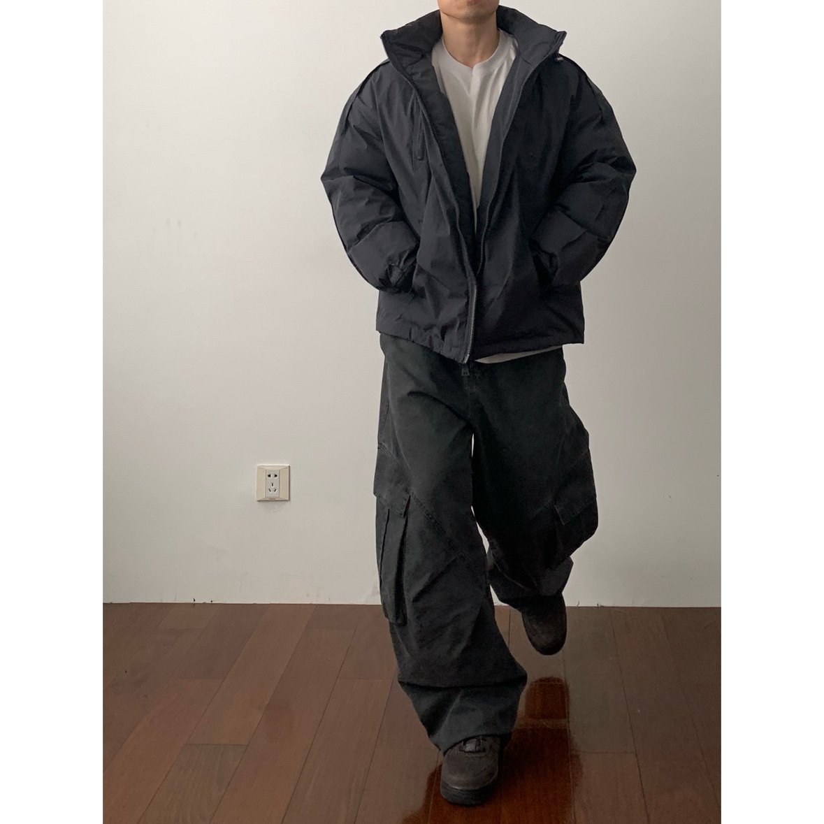 Daily1纯色多口袋冲锋衣棉服工装可拆卸连帽棉衣三防加厚保暖外套,男装,棉衣,淘宝优惠券,粉丝福利购,淘宝优惠卷