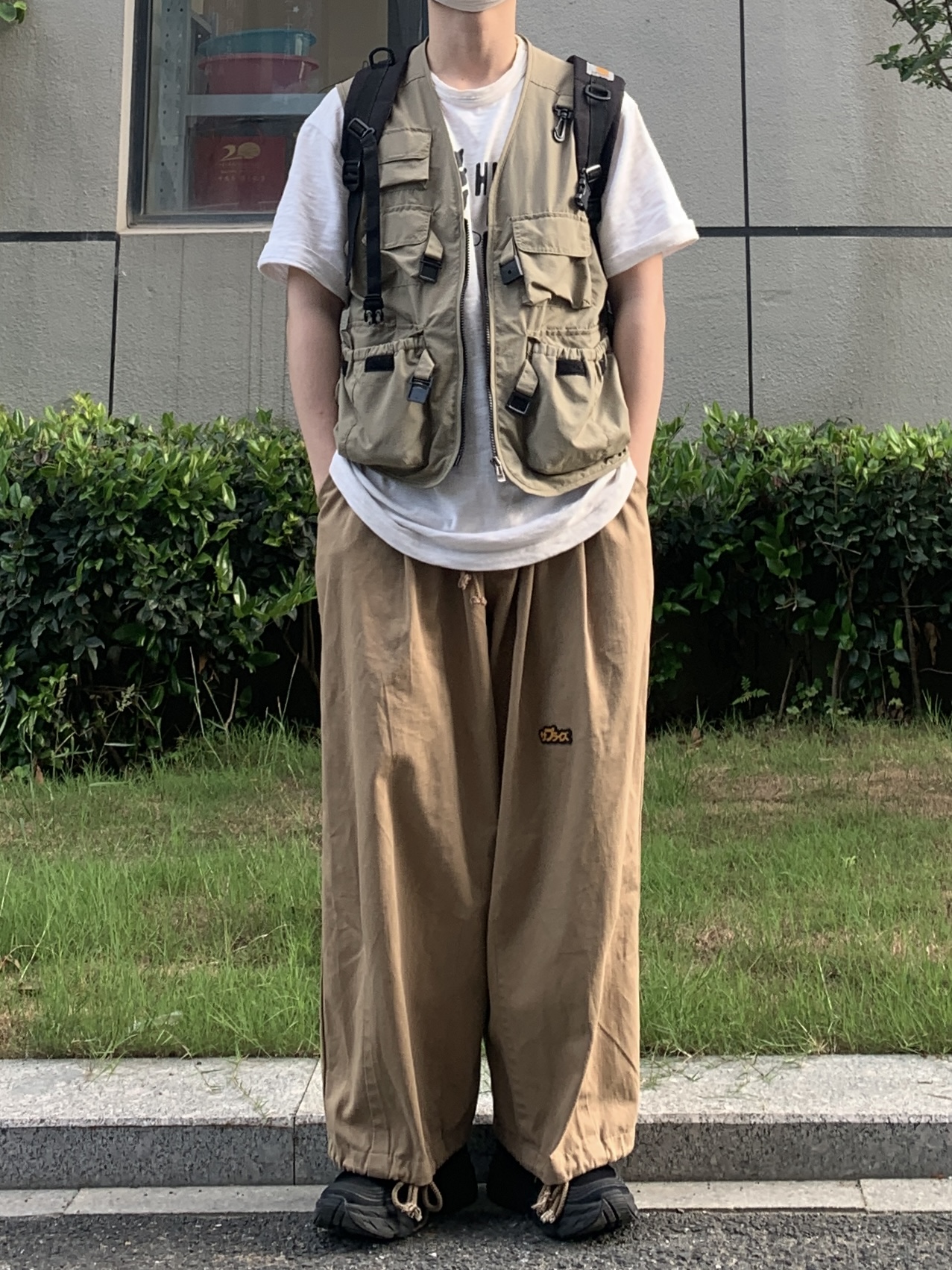 Daily1工装内搭叠穿马甲