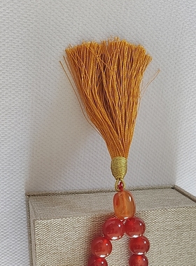 天然玛瑙泰斯比哈念珠民族用品33粒（量大从优）