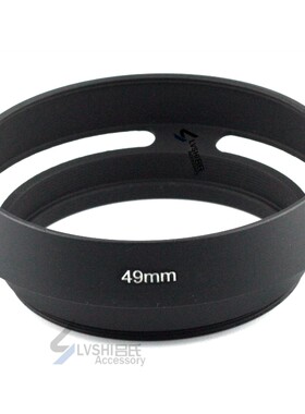 Leica/徕卡 49mm 金属镂空遮光罩适用于索尼RX1R E24镜头适马DP1M