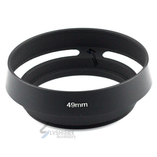 Leica/徕卡 49mm 金属镂空遮光罩适用于索尼RX1R E24镜头适马DP1M
