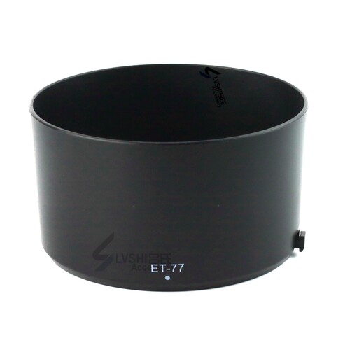 适用佳能ET-77遮光罩RF85mm f/2 Macro IS STM镜头定焦遮光罩反扣
