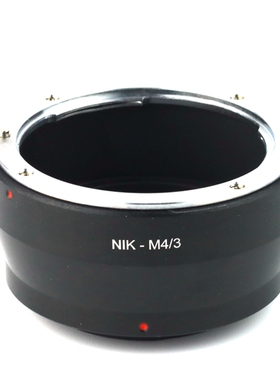 Nikon-M4/3 尼康AI镜头转GF1/EPL2/GH2/G3/GF3/E-P3/EM转接环 M43
