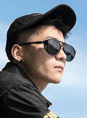 墨镜蒸汽朋克风新说唱炫酷太阳镜