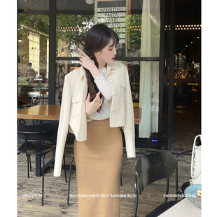 alwaysiris 媛鸢/「瘦瘦系列」针织修身半裙